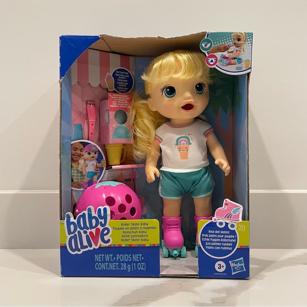 NEW Baby Alive Roller Skate Baby Doll